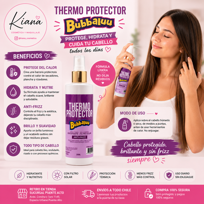 Protector Térmico Capilar Anti-Frizz Bubbaluu 200 ml