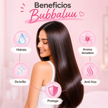 Shampoo Bubbaluu Sin Sal 300 ml | Aroma Uva y Frutilla